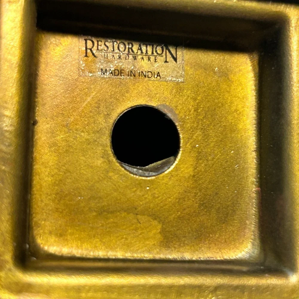 Restoration Hardware Brass Statue of Liberty Christmas Ornament Made in India‎